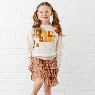 Sweet Wink - Ditsy Fall Floral Printed Tiered Tutu