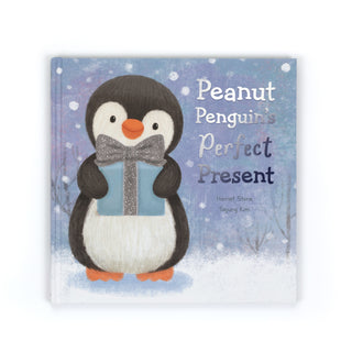 Jellycat Peanut Penguin's Perfect Present Book