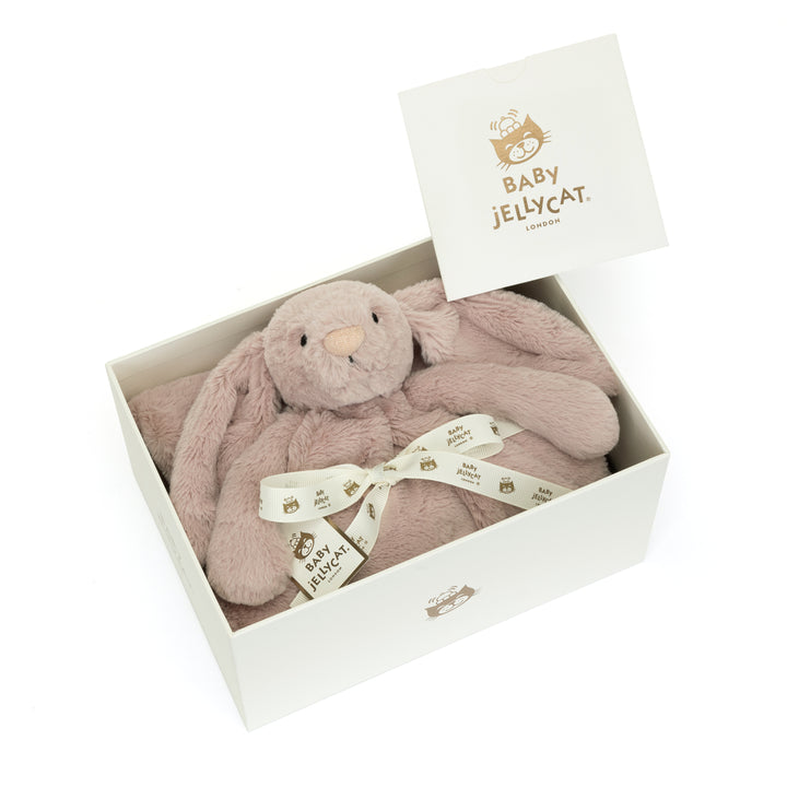 Jellycat Bashful Luxe Bunny Rosa Soother