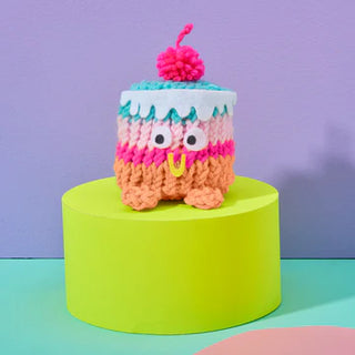 Bright Stripes Nimble Knitter - Squishee Stuffies