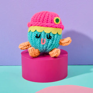 Bright Stripes Nimble Knitter - Squishee Stuffies