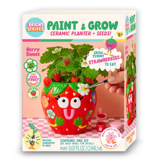 Bright Stripes Paint & Grow Strawberry
