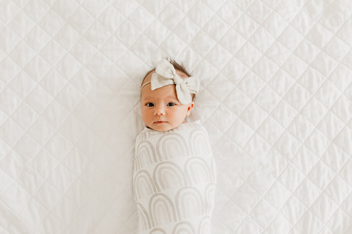 Copper Pearl Knit Swaddle Blanket Bliss