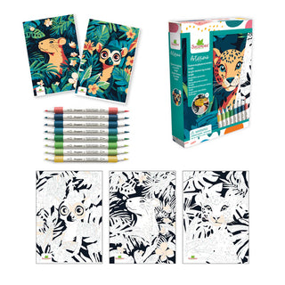 Sycamore - Artissimo - Acrylic Markers by Number - Jungle