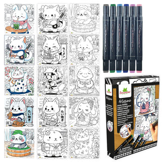 Sycamore - Manga - Layout and Markers - Kawaii Animals