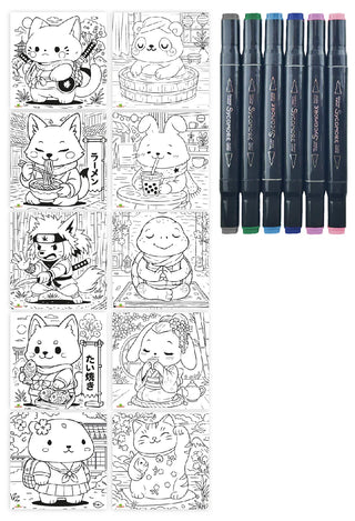 Sycamore - Manga - Layout and Markers - Kawaii Animals