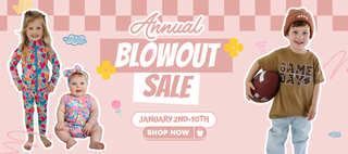 Annual Blowout Sale | Children's Boutique, end of year sale, last chance