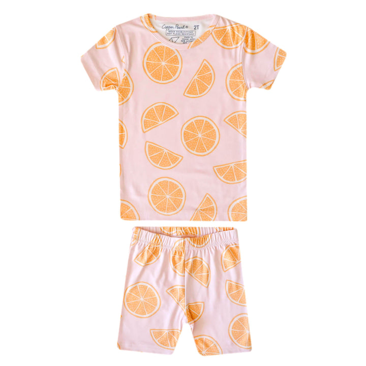 Copper Pearl 2 Piece Short Sleeve Pajama Set Cutie