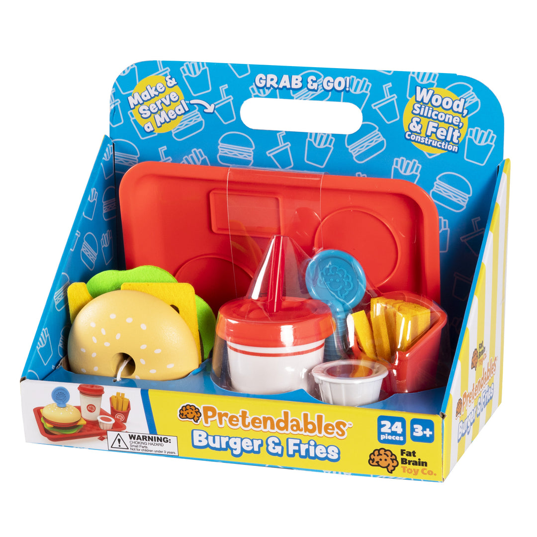 Fat Brain Toy Co. Pretendables Burger & Fries