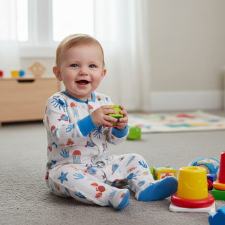 Magnetic Me Deep Chic Blue Modal Magnetic Convertible Coverall