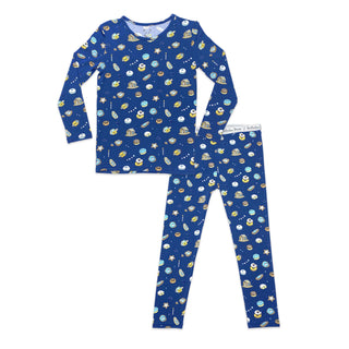 Bellabu Bear Hanukkah Cookies Bamboo Kids Pajamas Two-Piece Set