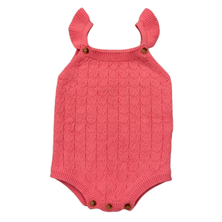 Baby Sprouts Knit Sweater Bodysuit Strawberry Ice