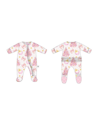 Lev Baby Kristina Ruffled Zippered Footie