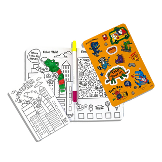 OOLY - Let's Go! Activity & Coloring Kit Robo Dino