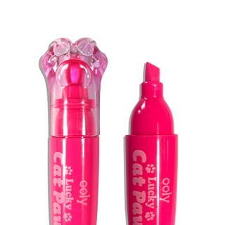 OOLY Lucky Cat Paw: Neon Highlighters - Berry Scent