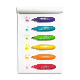 OOLY Lucky Cat Paw: Neon Highlighters - Berry Scent