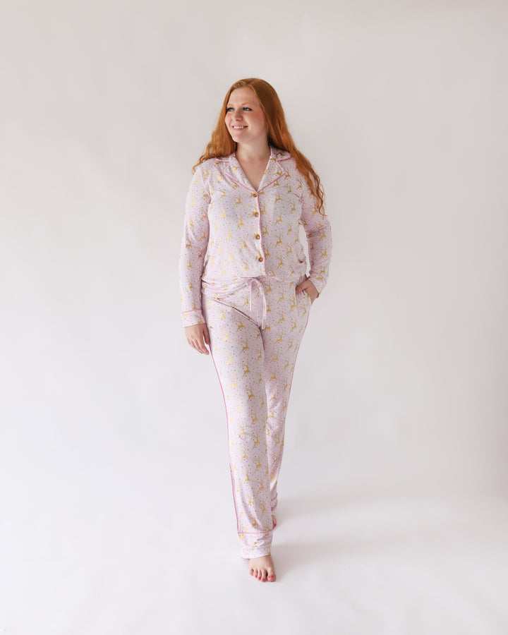 Posh Peanut Ryleigh Women's Long Sleeve & Relaxed Pajama Pants