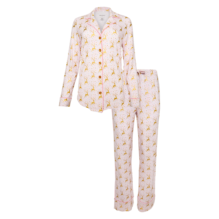 Posh Peanut Ryleigh Women's Long Sleeve & Relaxed Pajama Pants