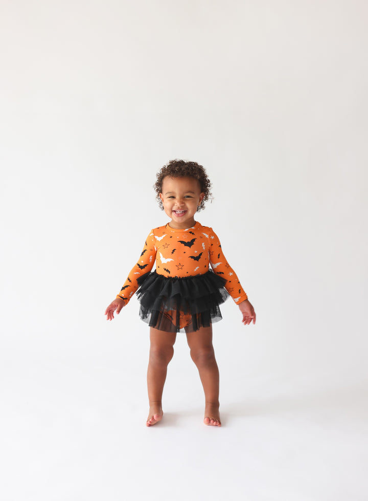 Posh Peanut Hendrix Long Sleeve Tulle Skirt Bodysuit