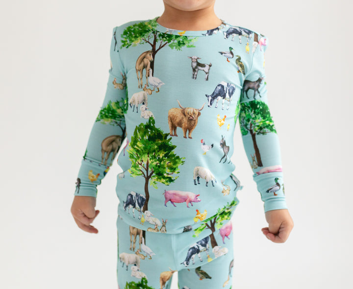 Posh Peanut Brayden Long Sleeve Basic Pajama