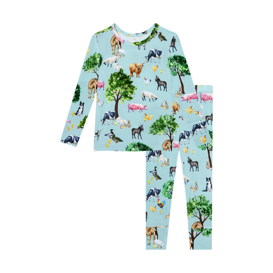 Posh Peanut Brayden Long Sleeve Basic Pajama