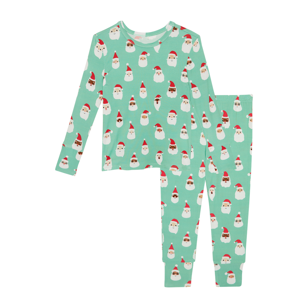 Posh Peanut Santa Medley Long Sleeve Basic Pajama