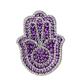 StickerBeans Purple Hamsa