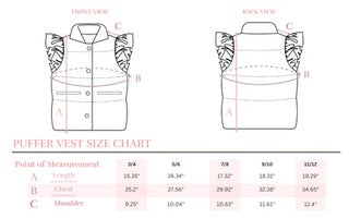 Mila & Rose Turquoise Dot Puffer Vest
