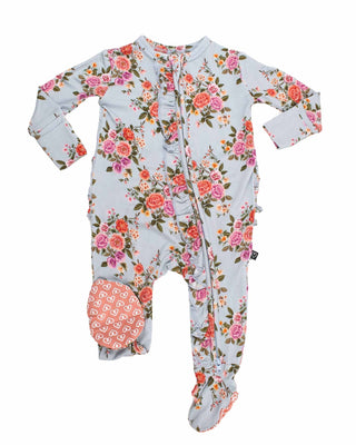 Lev Baby Quinn Ruffled Zippered Footie