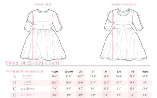 Mila & Rose Spooky Sweetheart 3/4 Sleeve Pocket Twirl Dress