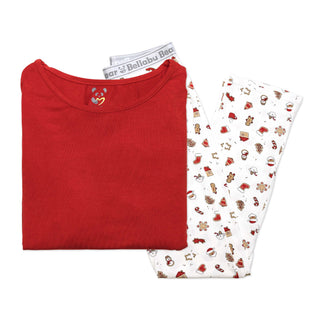 Bellabu Bear Sugar Cookies Bamboo Men's Pajama Set