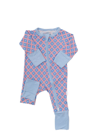 The Uptown Baby Diamond Star Sleep Romper