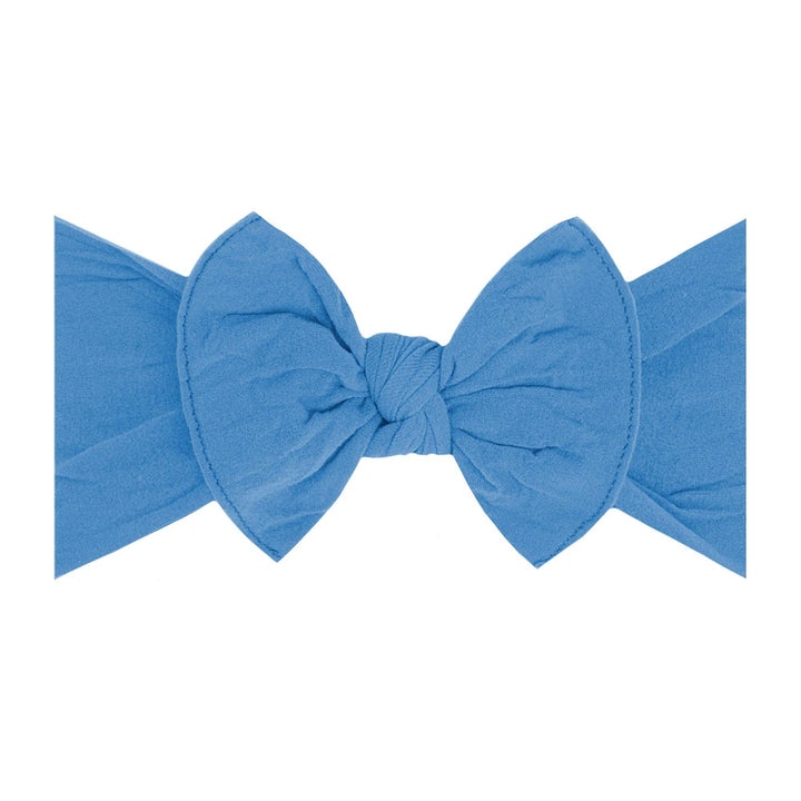 Baby Bling Bows - THE KNOT Soft nylon headband: denim