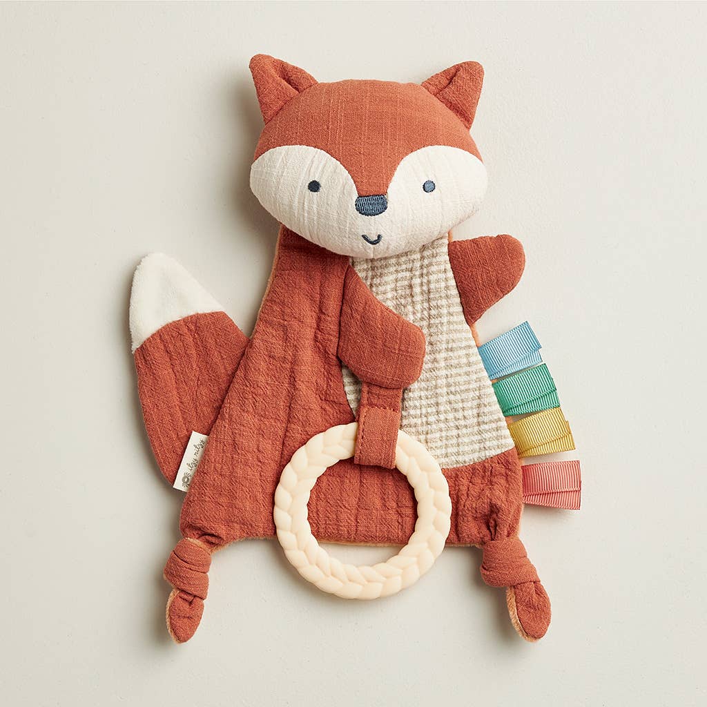 Itzy Ritzy - Bitzy Crinkle™ Fox Sensory Toy with Teether