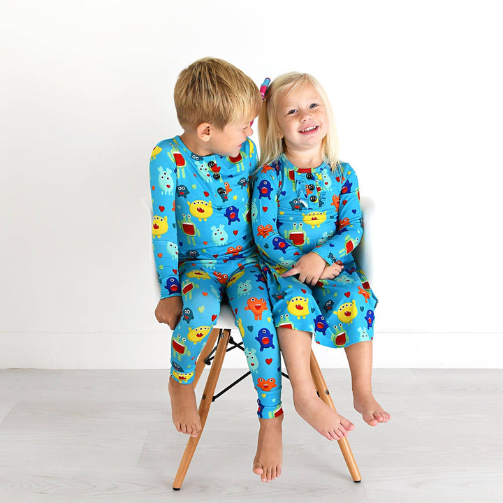 Gigi and Max - Finn Two Piece Valentines Day Outfit Bamboo Monster