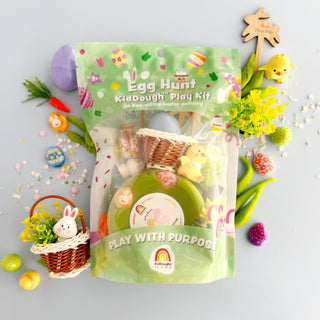 Earth Grown KidDoughs (KidDoughs by EGKD) - Egg Hunt KidDough Play Kit