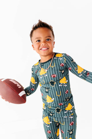 Kiki + Lulu - Wisconsin Football Kids Pajamas