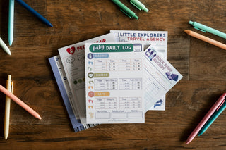 Milk Thread and Honey - Pretend Play Baby Doll Daycare Log Notepad