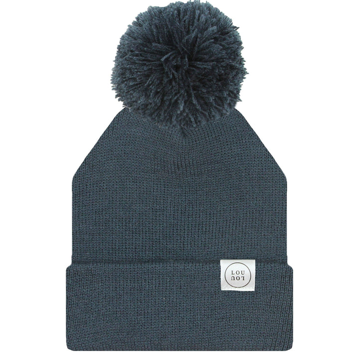 Lou Lou & Company - Beanie with Pom - Navy