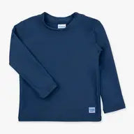 RuffleButts + RuggedButts - Boys Navy Long Sleeve Rash Guard