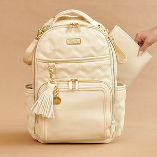 Itzy Ritzy -  Boss Plus™ Backpack Diaper Bag Milk and Honey