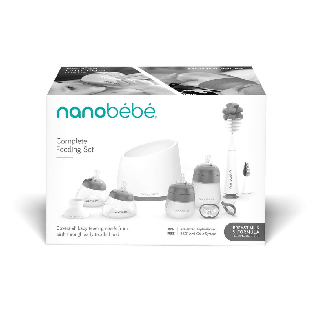 Nanobebe US - Baby Bottle Complete Feeding Set