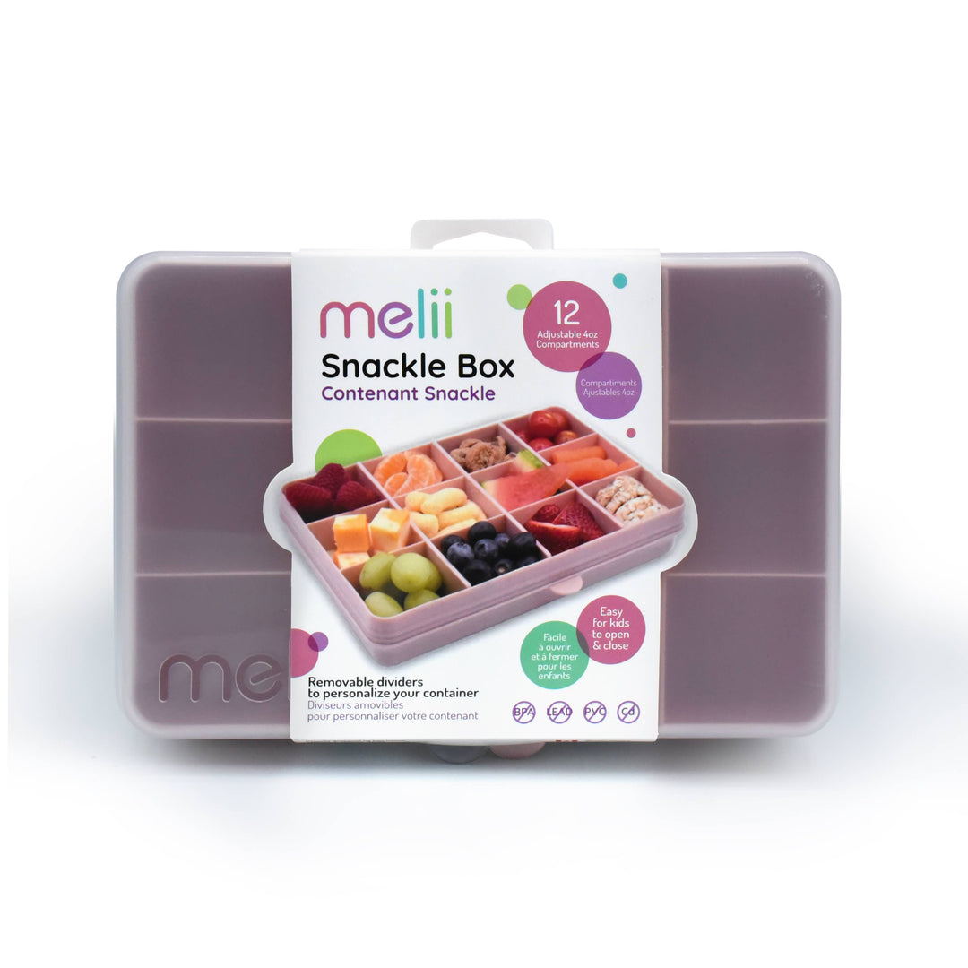 melii - Snackle Box, Divided Snack Container with 12 Compartments