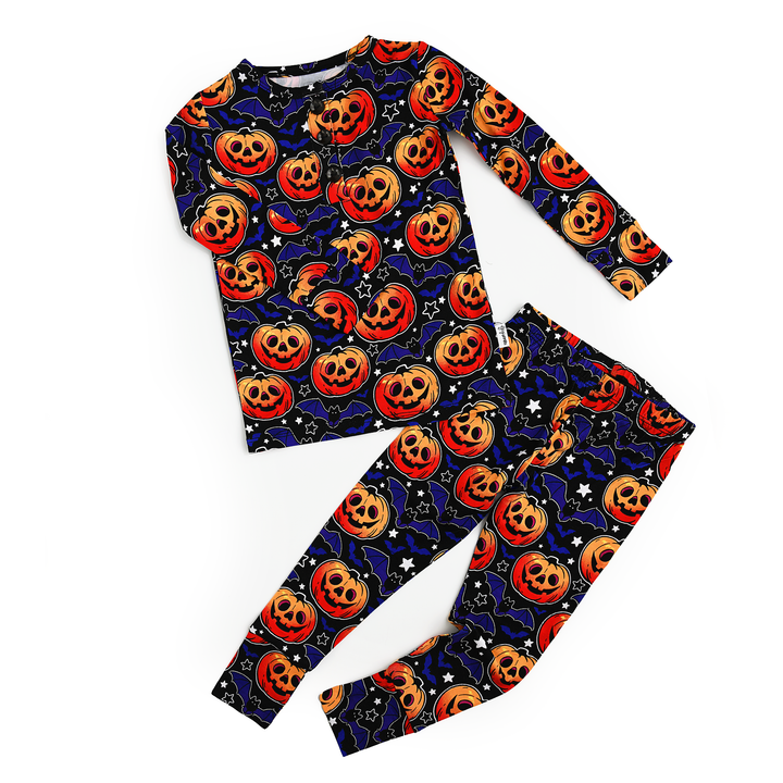 Gigi and Max - Edward Two Piece Bamboo Pajamas Kids Sleepies Halloween