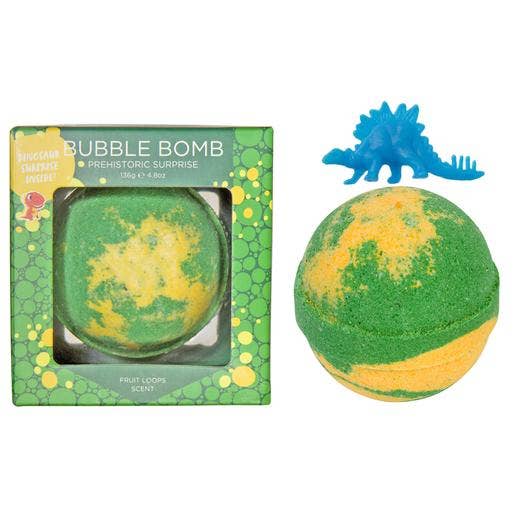 Two Sisters Spa - Dinosaur Kids Bath Bombs Gift Set with Toys Inside – 1 Pack