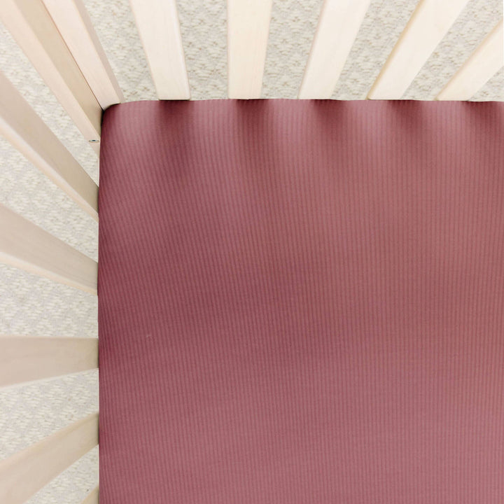 Lou Lou & Company - Marjorie Ribbed Crib Sheet