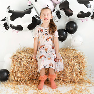 Gigi and Max - Millie Moo TUTU DRESS Bamboo Farm Kids Clothing