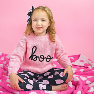 Gigi and Max - Shade Black Ghost LEGGINGS Halloween Bamboo Kids Loung