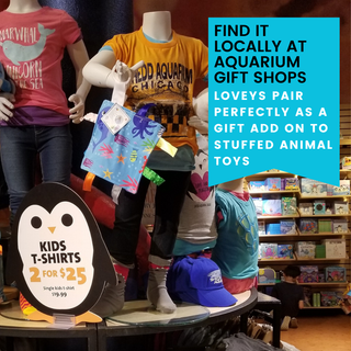 Baby Jack and Company - Ocean Fish Crinkle Tag Square 8x8 Baby Teach @ Home Toy