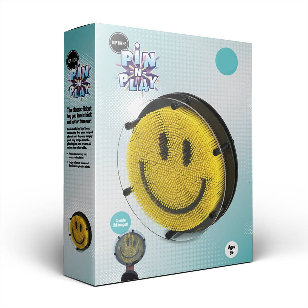 Top Trenz Inc - Pin -N-  Play - Happy Face